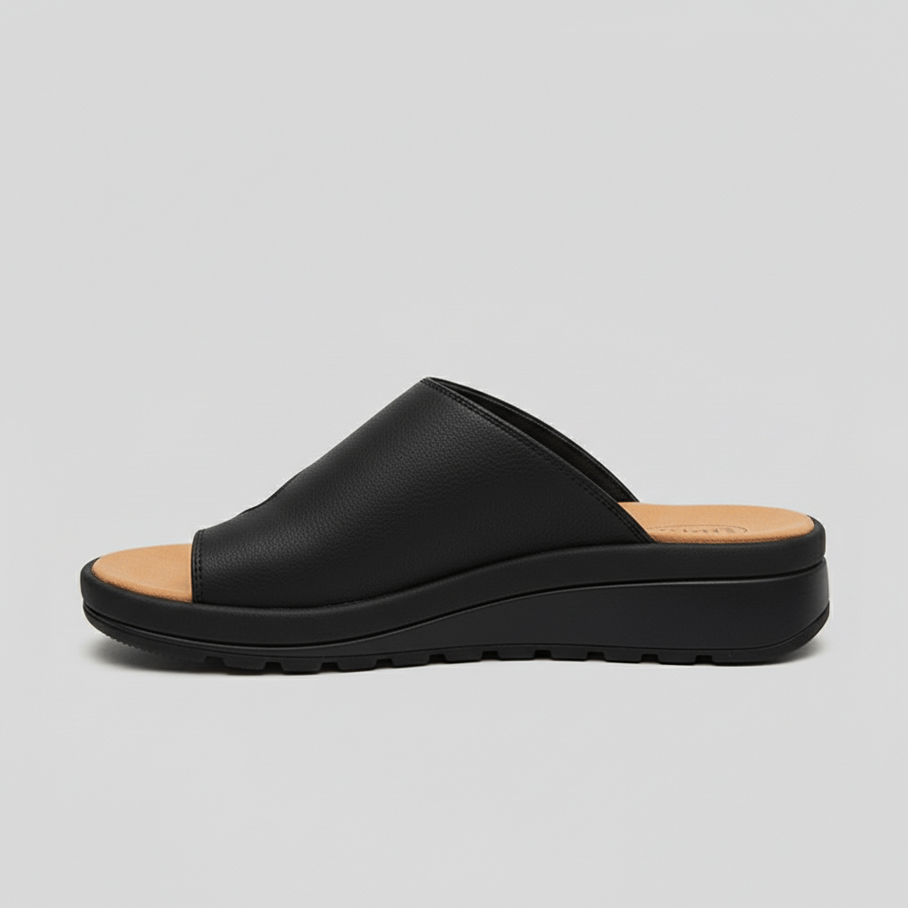 Kira Toe Loop Sandals Slip On Platform Sandals