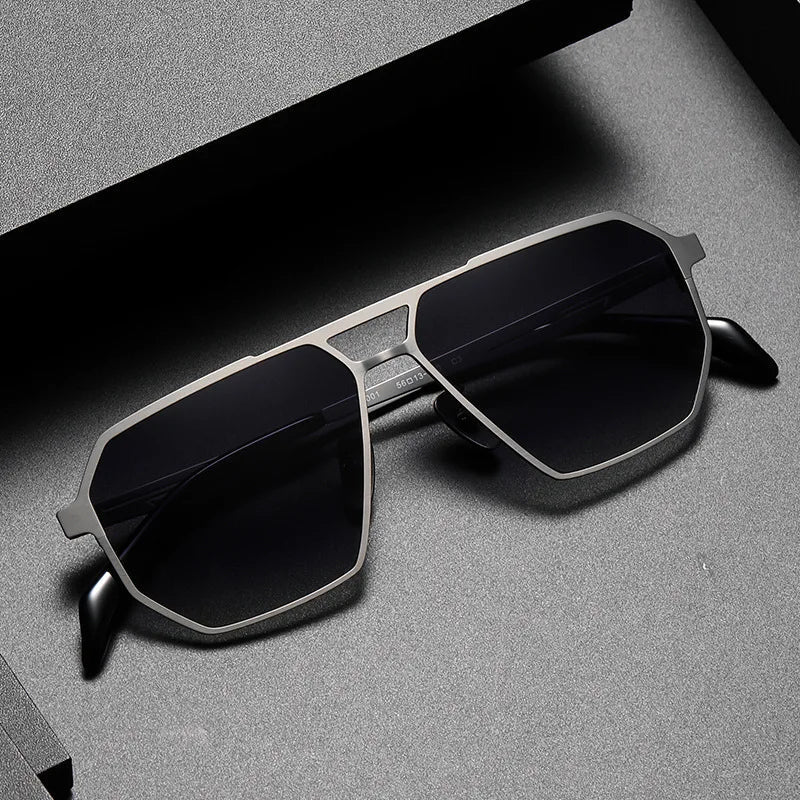 Armada Men's Polarized Titanium Sunglasses – Lightweight Frames 1