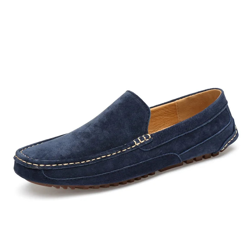 Tristan Men's Black Loafers – Breathable Softsoled Shoes-3