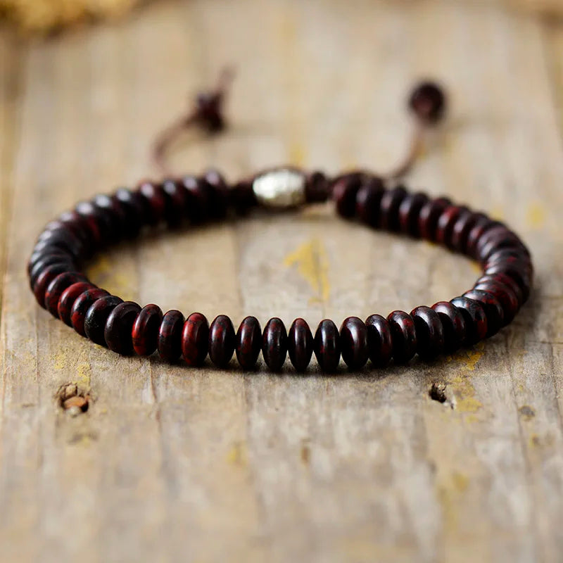 Malani Unisex Earth Stone Bracelet – Handmade Natural Accessory 6