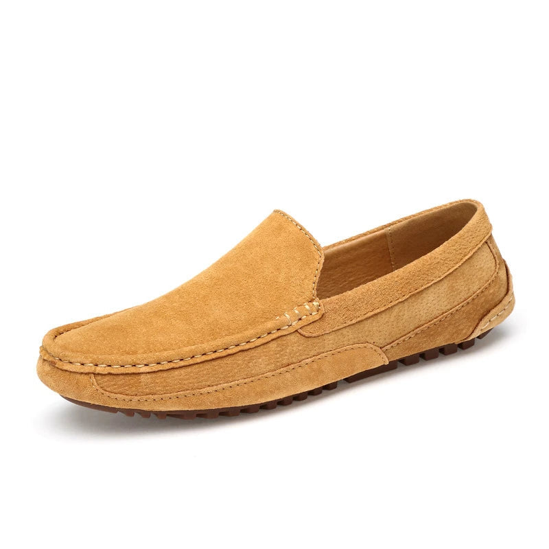 Tristan Men's Black Loafers – Breathable Softsoled Shoes-4