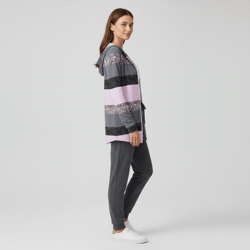 Sophie Two Piece Set Hooded Cardigan and Jogger Pants