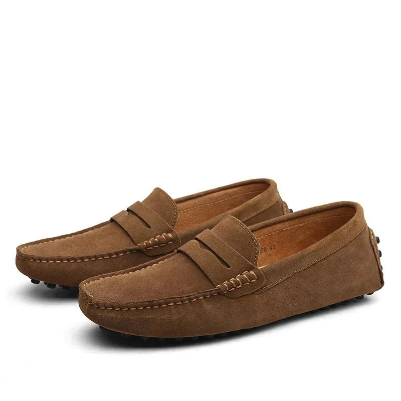 Svend Men’s Leather Loafers — Elegant Slip-On Shoes Finleycrest