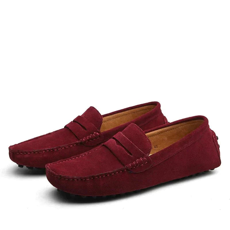 Svend Men’s Leather Loafers — Elegant Slip-On Shoes Finleycrest