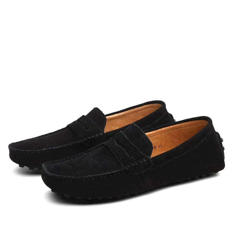 Svend Men’s Leather Loafers — Elegant Slip-On Shoes Finleycrest