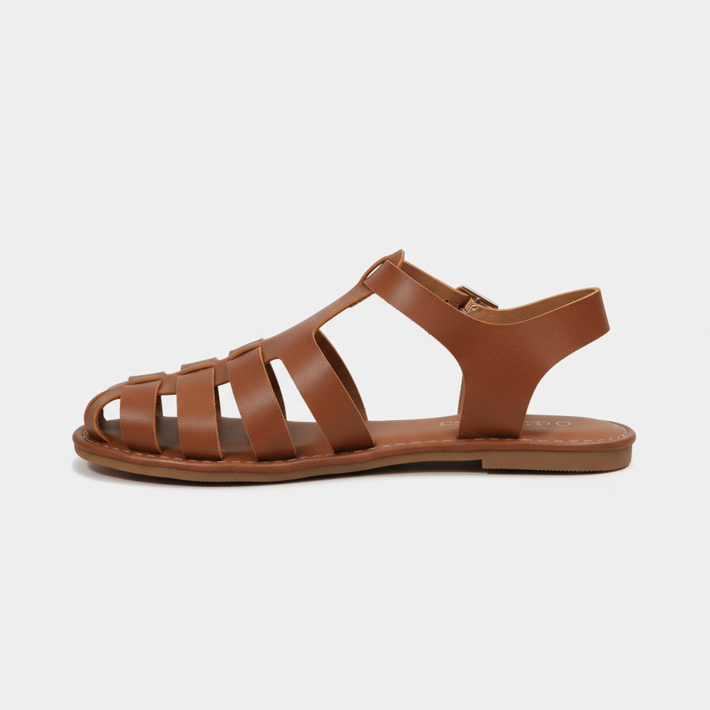 Vanessa Fisherman Sandals Closed Toe Buckle Sandals