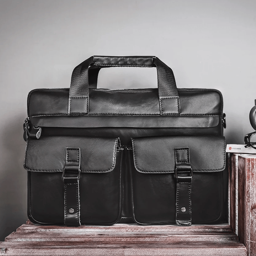 Haymaker Men's Leather Crossbody Bag – Vintage Design 5